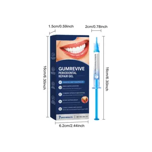 Zahnfleischreparatur Gel 9ml Periodontalpflege Gel mit Spritzenapplikator fuer Mundpflege