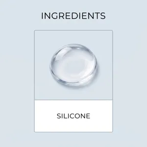 Silicone material detail for comfortable denture care set, natural fit and daily use.