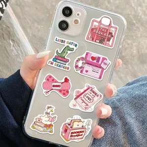 Waterproof bookish stickers aesthetic vinyl decal pack for laptop phone case journal 50pcs