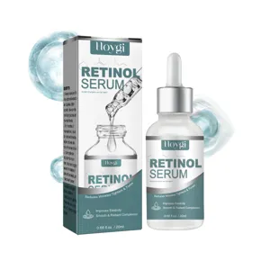 Hoygi Retinol Gesichtscreme Serum mit Pipette, Anti-Aging Faltenreduktion Pflege 20ml