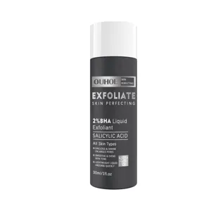 OUHOE 2% BHA Liquid Exfoliant Gesichtsserum 30ml zur reinen Haut und Porenverfeinerung