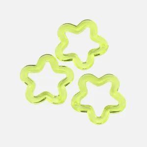 Transparente Acryl hohle Stern Perlen für DIY Armband und Schmuck Herstellung Zubehör