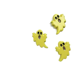 Cuentas de fantasma amarillas acrílicas accesorios de joyería DIY cuentas sueltas lindas para pulseras