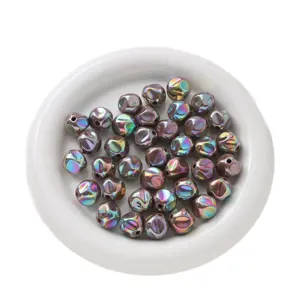 Cuentas de higo AB de acrilico de 16mm agujero directo para pulseras DIY y accesorios