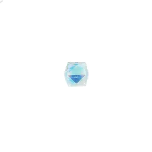 Acrylic diamond faceted loose beads with UV coating for DIY handmade jewelry accessories