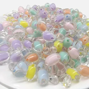 Perline Sfuse in Acrilico Orecchio di Coniglio Accessori per Gioielli DIY