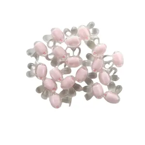 Perle orecchie di coniglio in acrilico colore interno accessori per gioielli fai da te per catena telefono.