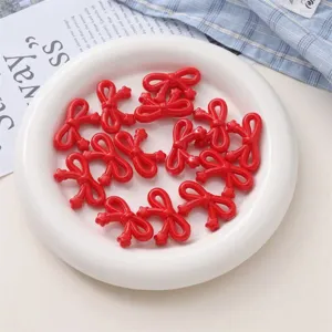 Perles nœud étoile en acrylique peinture cuite bricolage bijoux chaîne téléphone accessoires