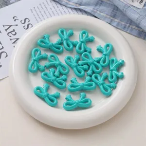 Perles nœud étoile en acrylique turquoise DIY bracelet chaîne de téléphone accessoires.