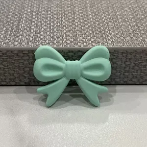 Fiocco verde menta accessorio forcina DIY ciondolo per decorazione cover telefono.