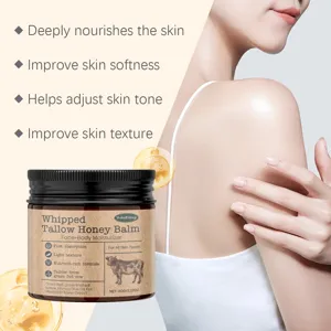 WOODSLEEP Whipped Tallow Honey Balm 60g Deeply Nourishing Face and Body Moisturizer Cream