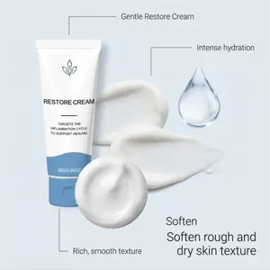 Crème visage douce à la texture riche et lisse pour une hydratation intense de la peau.