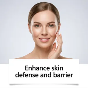 Crème de soin visage légère offrant une hydratation intense et une peau douce et lisse.