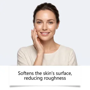 Collagen facial care essence helps soften skin surface and effectively reduces skin roughness.