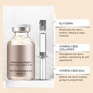 Kollagen Ampullen Gesichtscreme 30ml versorgt die Haut mit Feuchtigkeit und strafft sie sanft.