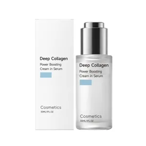 Deep Collagen Power Boosting Serum 30ml Anti Aging Facial Skin Care Cosmetic Dropper Bottle