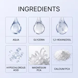 Ingrédients spray de soin pour le visage doux hydratant brume fine portable usage quotidien