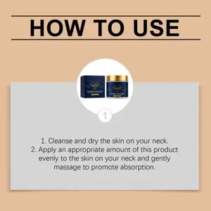 Detalle de crema de cuello hidratante, tratamiento reafirmante y nutritivo para el cuidado diario.