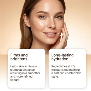Detail de creme de soin pour le visage montrant les bienfaits hydratants et la peau éclatante.