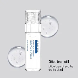 Vue détaillée de sérum brillant à lèvres, hydratant les lèvres sèches, effet 4ml.