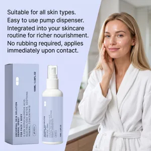 Spray doux pour le visage et le corps, hydratation quotidienne et soin pratique de la peau.