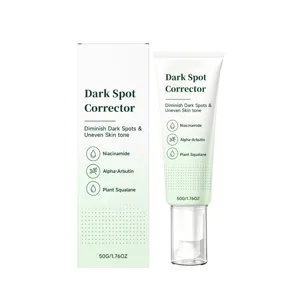 Dark spot corrector facial skincare essence cream with moisturizing formula for even skin tone.