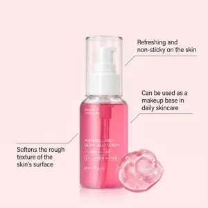 PDRN collagen glow jelly serum with refreshing texture and hydrating formula for radiant skin.