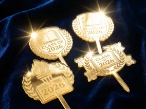 2026 abschluss acryl kuchenaufsatz gold tortenstecker deko für abschlussfeier.