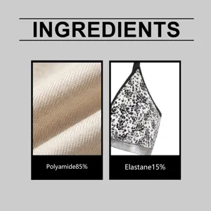 Stofsamenstelling detailopname met polyamide en elastaan materiaal voor de bh-beha.