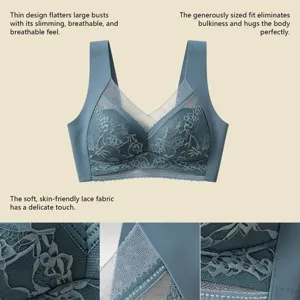 Soft lace bra fabric and mesh detail closeup view showing breathable comfortable texture