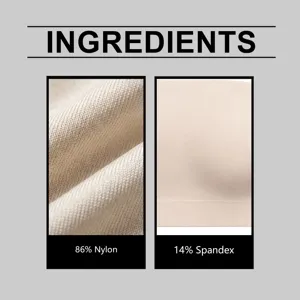 Detail view of the seamless strapless bra fabric, showing soft nylon and spandex blend.