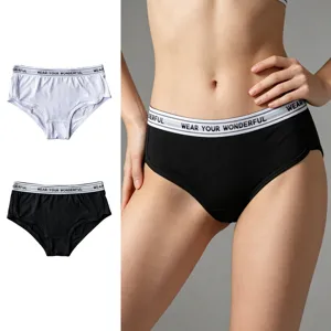 Zeriluna donna mutandina stampata cintura comoda traspirante elastica biancheria intima