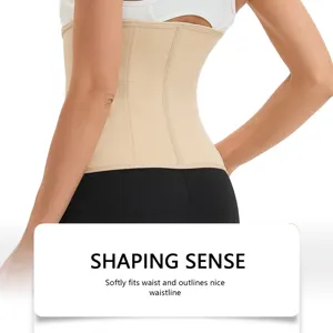 Breathable waist trainer belt for women, designed to shape body curves and provide daily support.