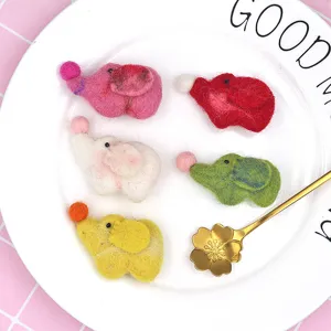 Accessori Fai da Te in Feltro Elefante Carino Spilla Forcina Abiti Borsa Toppa Decorativa
