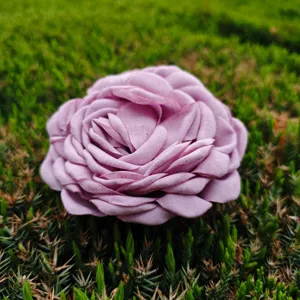 Fiore di rosa in tessuto stile vintage francese spilla accessorio per capelli fai da te.