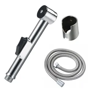 Set spruzzatore bidet portatile per WC tubo flessibile ad alta pressione supporto bagno