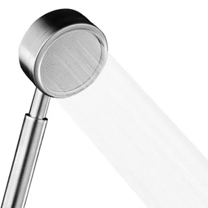Soffione doccia manuale in acciaio inossidabile ad alta pressione per il bagno.