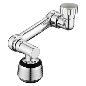 Universal Faucet Extender 1080° Swivel Robotic Arm Aerator Splash Filter Tap Nozzle