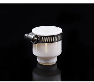 Adattatore universale per connettore rubinetto tubo acqua in silicone bianco vista dettaglio