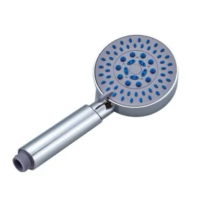 High pressure handheld shower head with multi-function spray nozzles for bathroom.