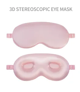 Detailansicht der 3D stereoskopischen Schlafmaske mit ergonomischen Augenmulden und Gurt.