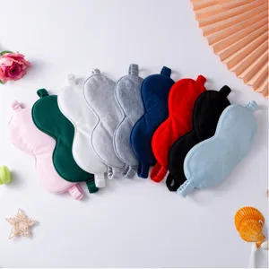 Bunte Baumwoll Schlafmaske Set, atmungsaktive Reise Augenklappe für entspannten Mittagsschlaf.