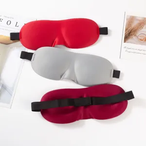 Mascarilla de Dormir 3D Contorno Ojos Oscurecimiento Transpirable Viaje Descanso Suave