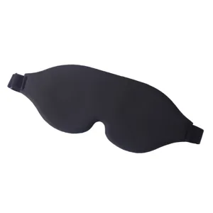 3D gevormde slaapmasker, zwart ergonomisch oogmasker voor slapen, ademend en lichtdicht