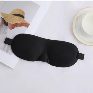 3d konturierte schlafmaske schwarz weiche atmungsaktive augenklappe reise entspannung
