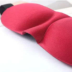 3D konturierte Schlafmaske, atmungsaktive leichte Verdunkelungsmaske fuer bequeme Nachtruhe.