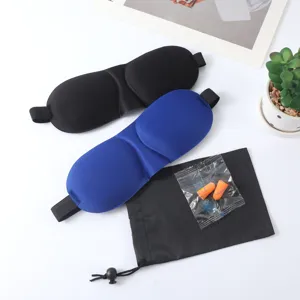 3D Konturierte Schlafmaske Mit Wasserdichtem Beutel Und Ohrstöpseln Atmungsaktive Augenabdeckung Für Reise Zuhause Damen Herren