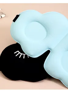 Comfortable 3D contoured sleep eye mask with breathable fabric for ultimate night rest.