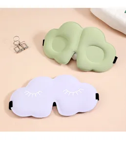 3D cloud shaped sleep eye mask comfortable breathable shading eye mask for travel rest