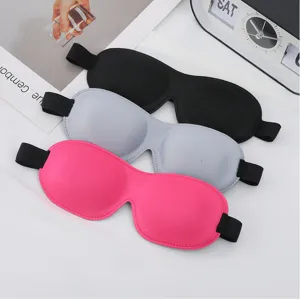 Masque de Sommeil Contour 3D Masque des Yeux Respirant pour Voyage et Sieste